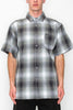 Men's Essential Plaid Short Sleeve Button Up Shirt