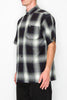 Men's Essential Plaid Short Sleeve Button Up Shirt