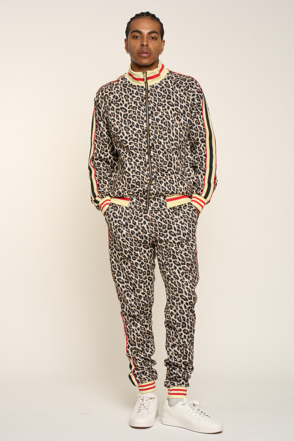 Leopard Track Suit Set
