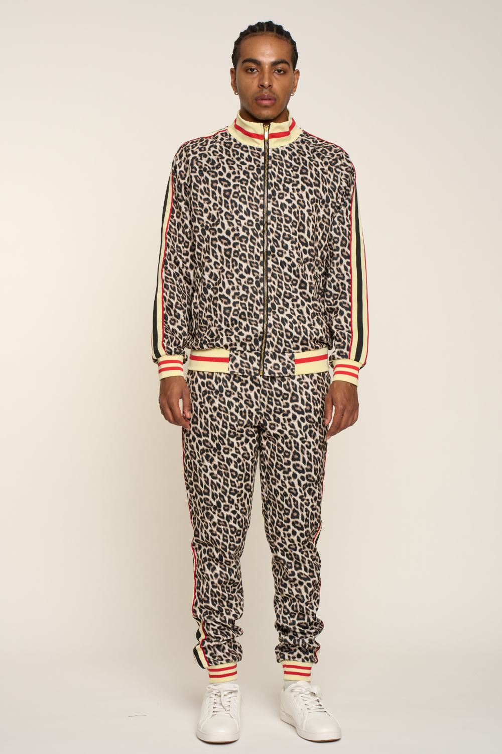Leopard Track Suit Set