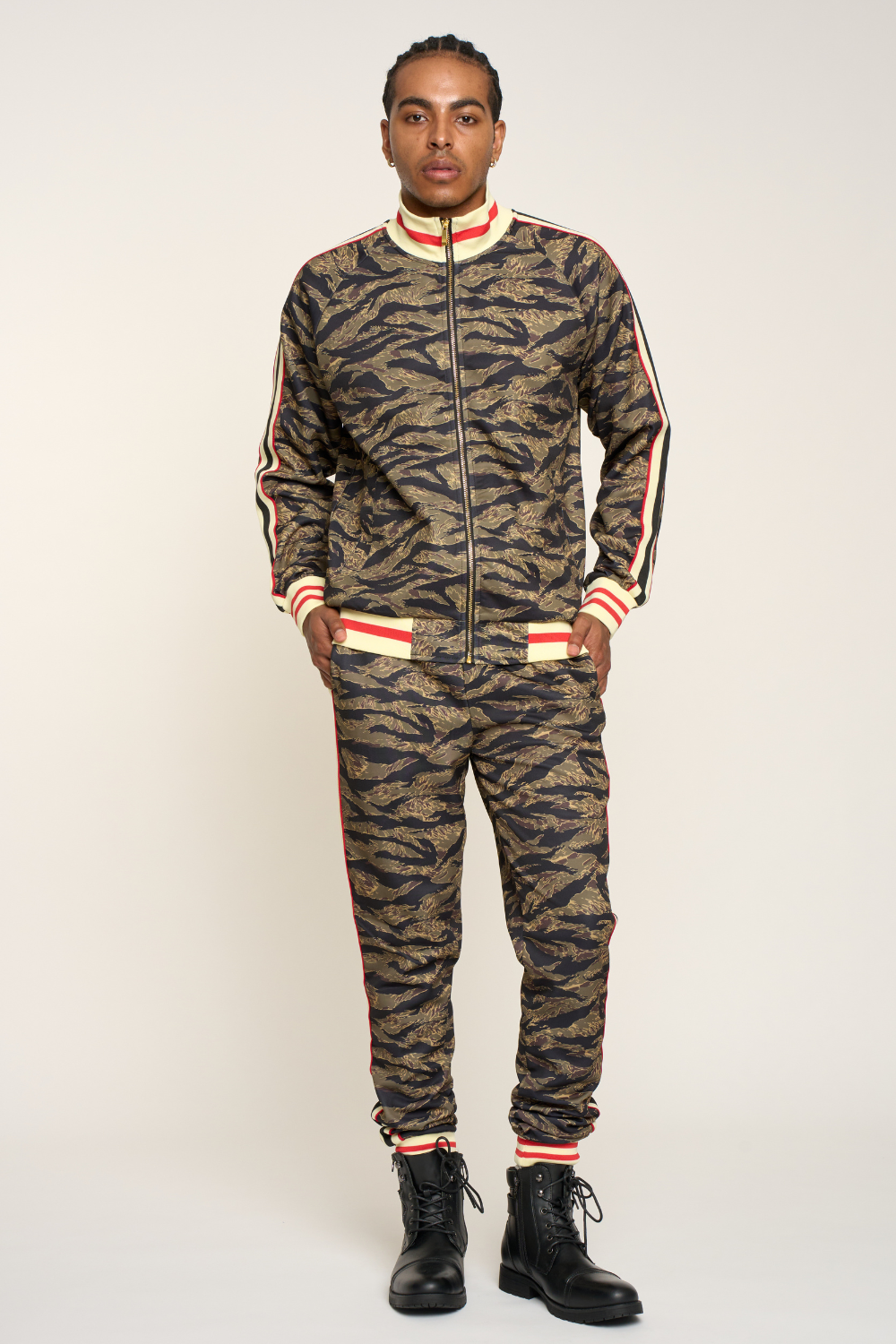 Tiger Camo Track Suit Set