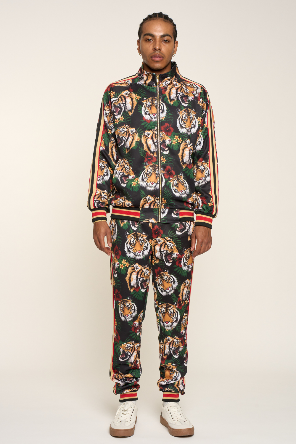 G Striped Tiger Track Suit Set