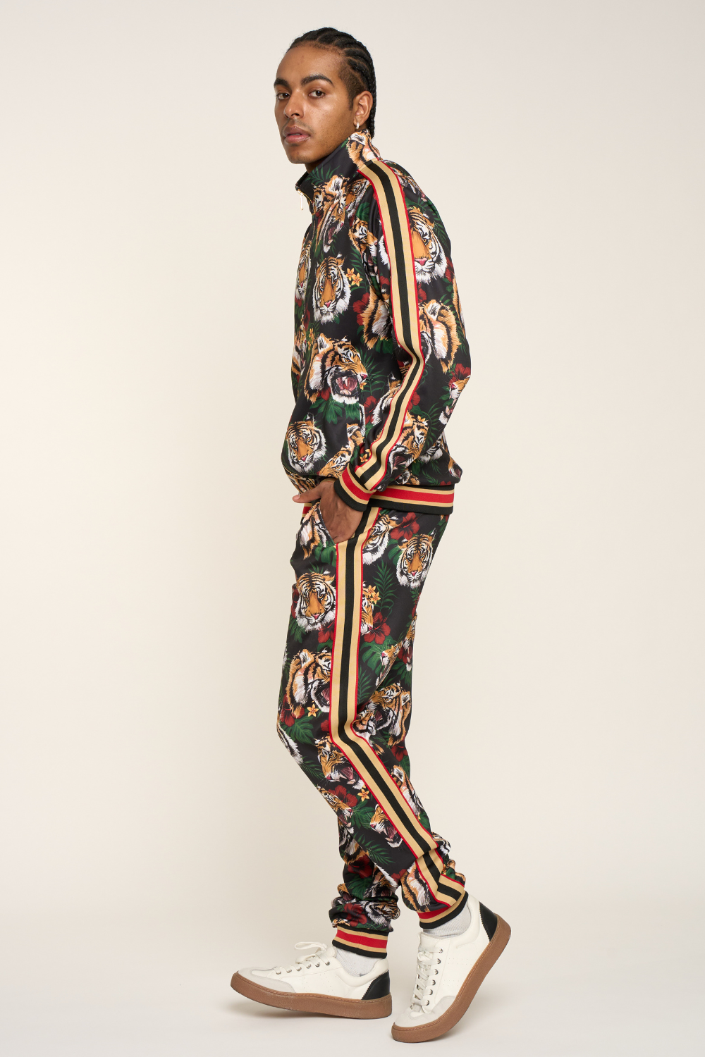 G Striped Tiger Track Suit Set