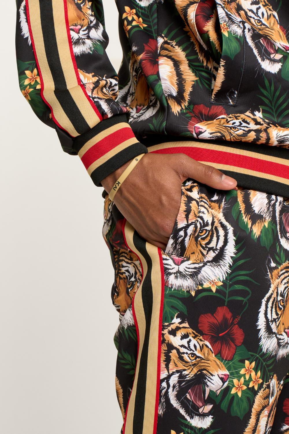 G Striped Tiger Track Suit Set