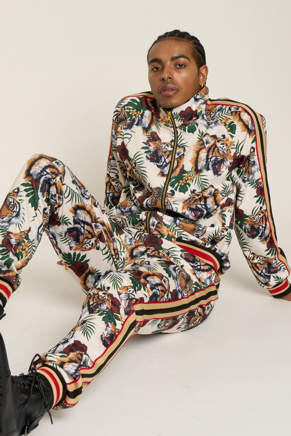 G Striped Tiger Track Suit Set