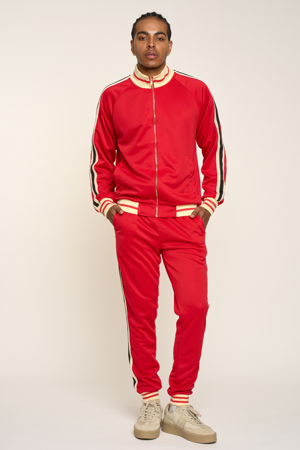 G Track Solid Track Suit Set