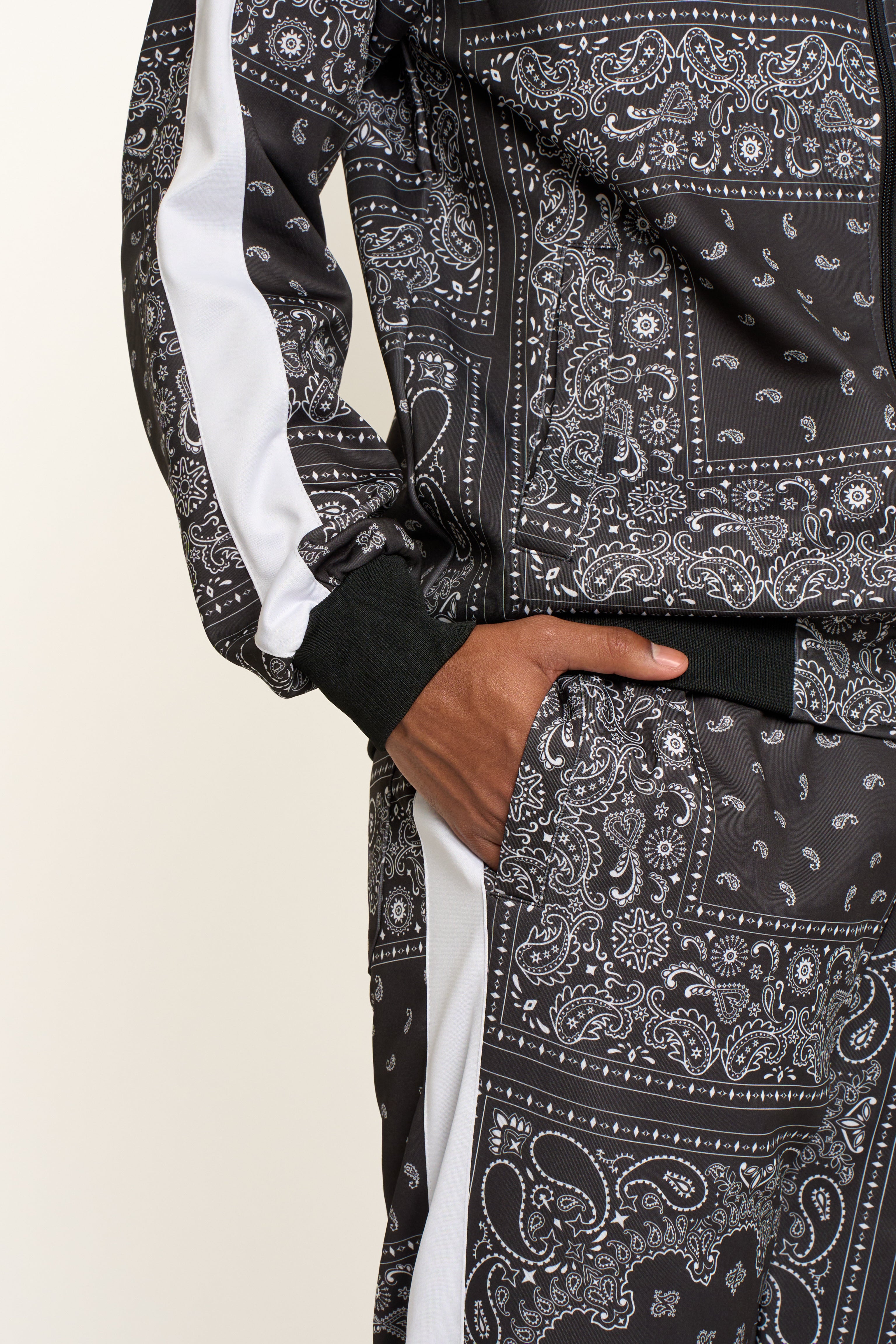Accented Bandana Track Suit