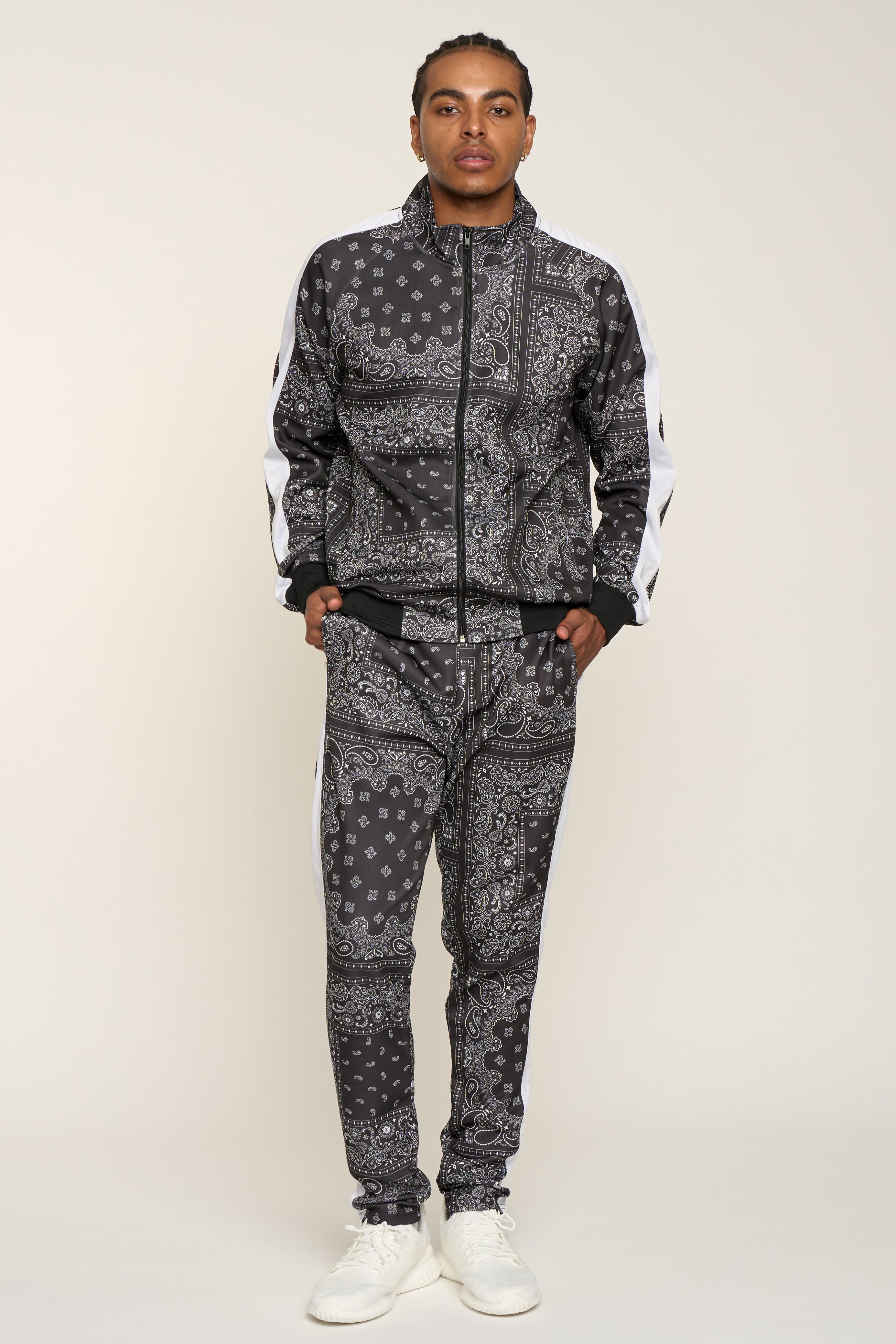 Accented Bandana Track Suit