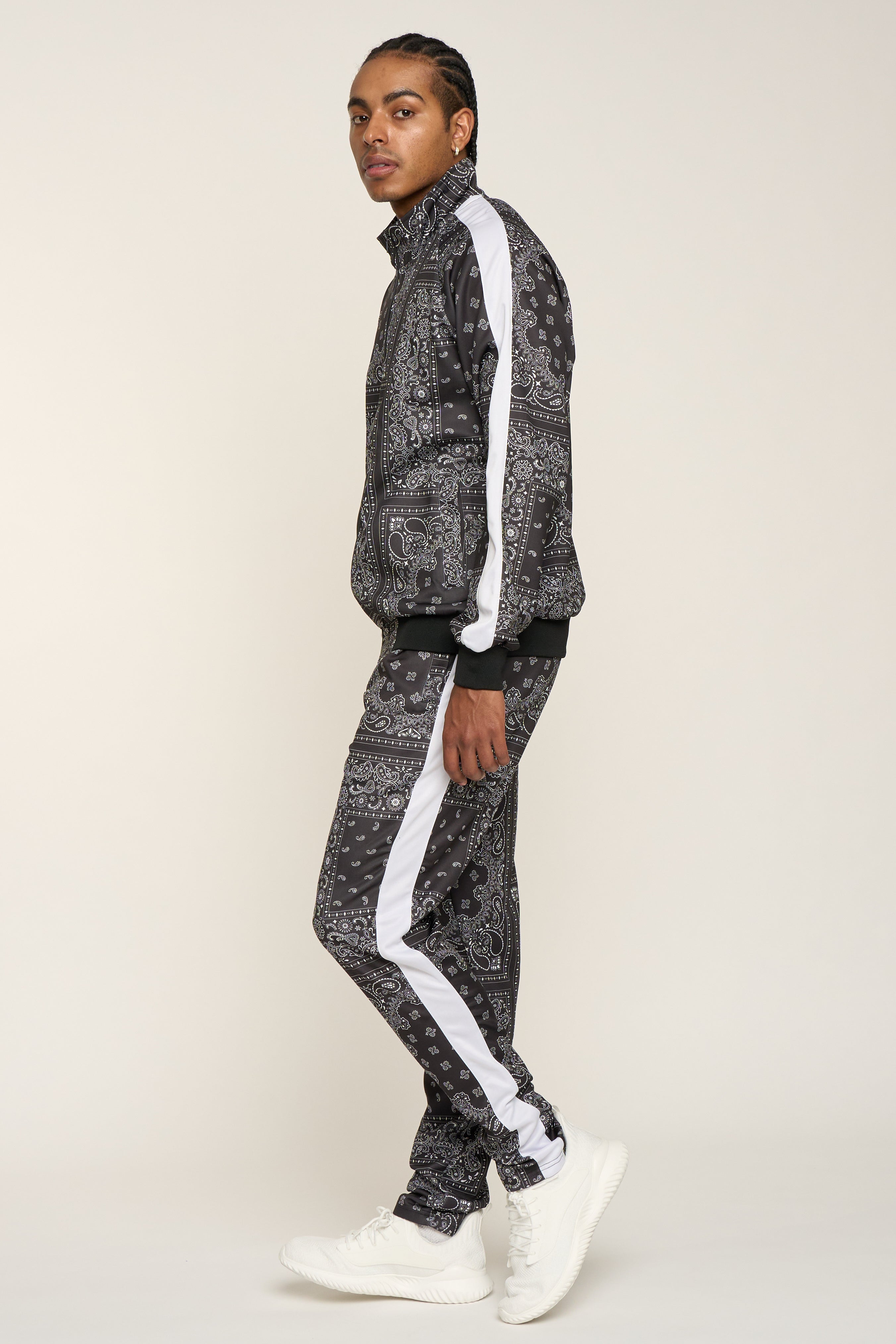 Accented Bandana Track Suit