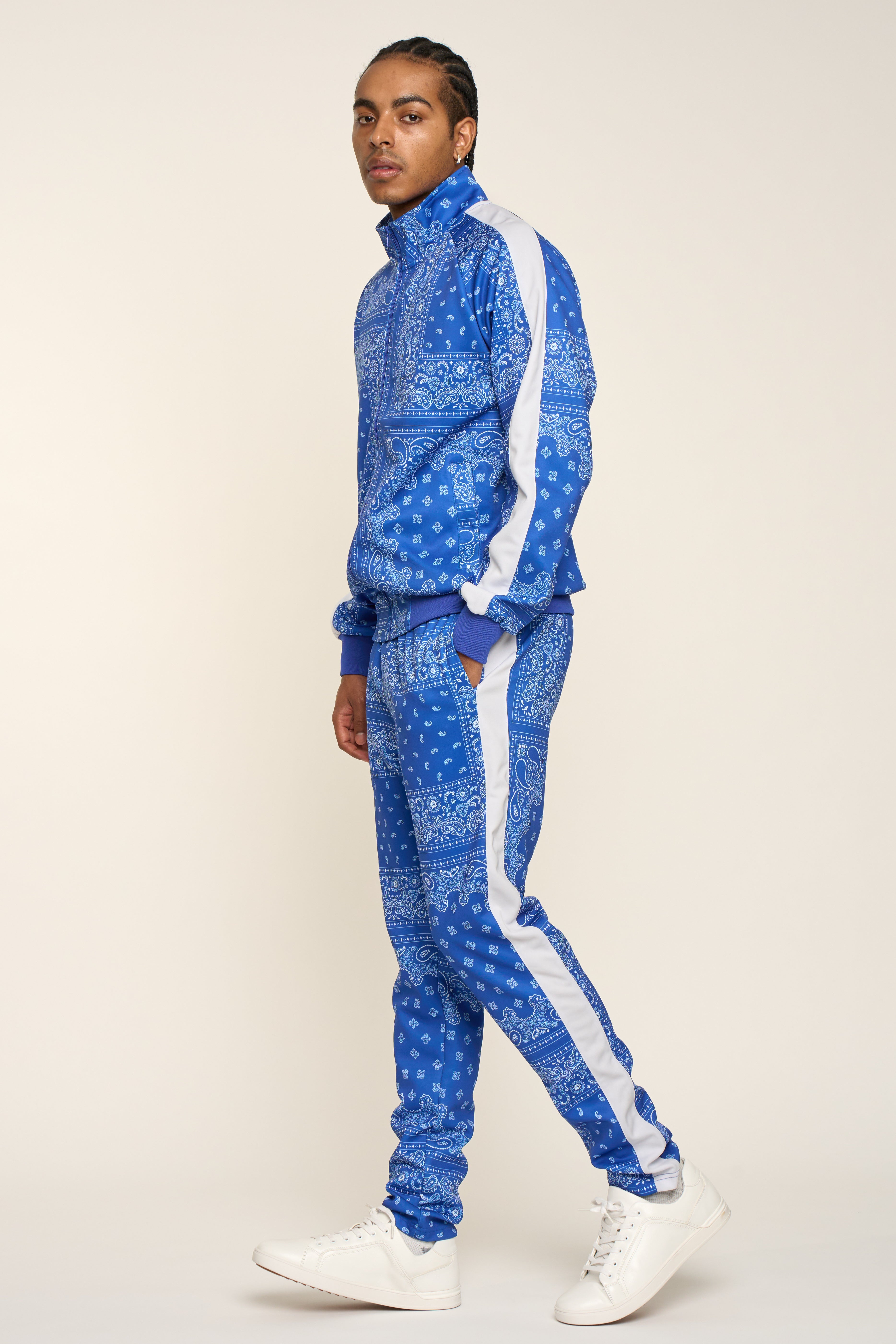 Accented Bandana Track Suit