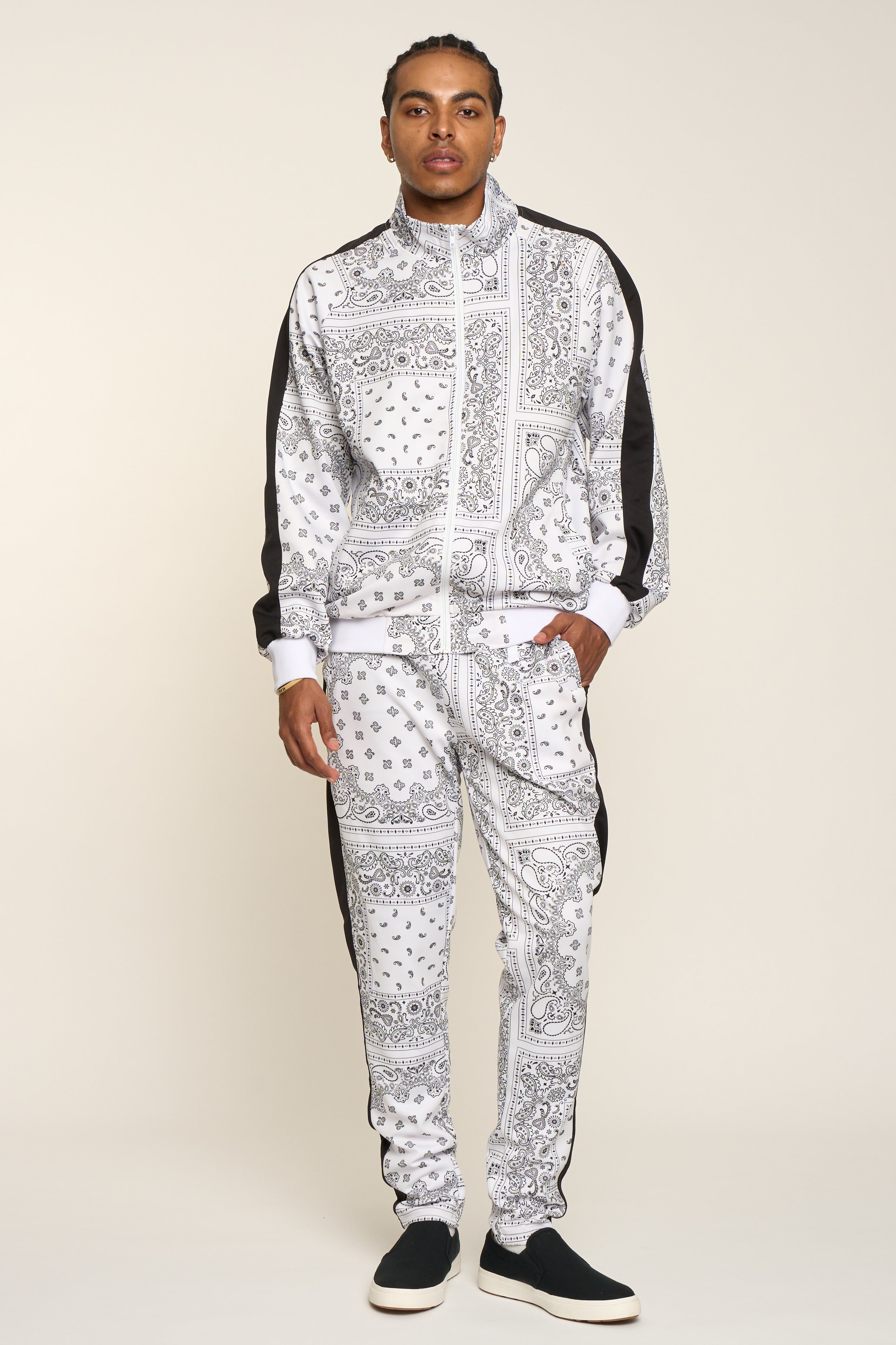 Accented Bandana Track Suit