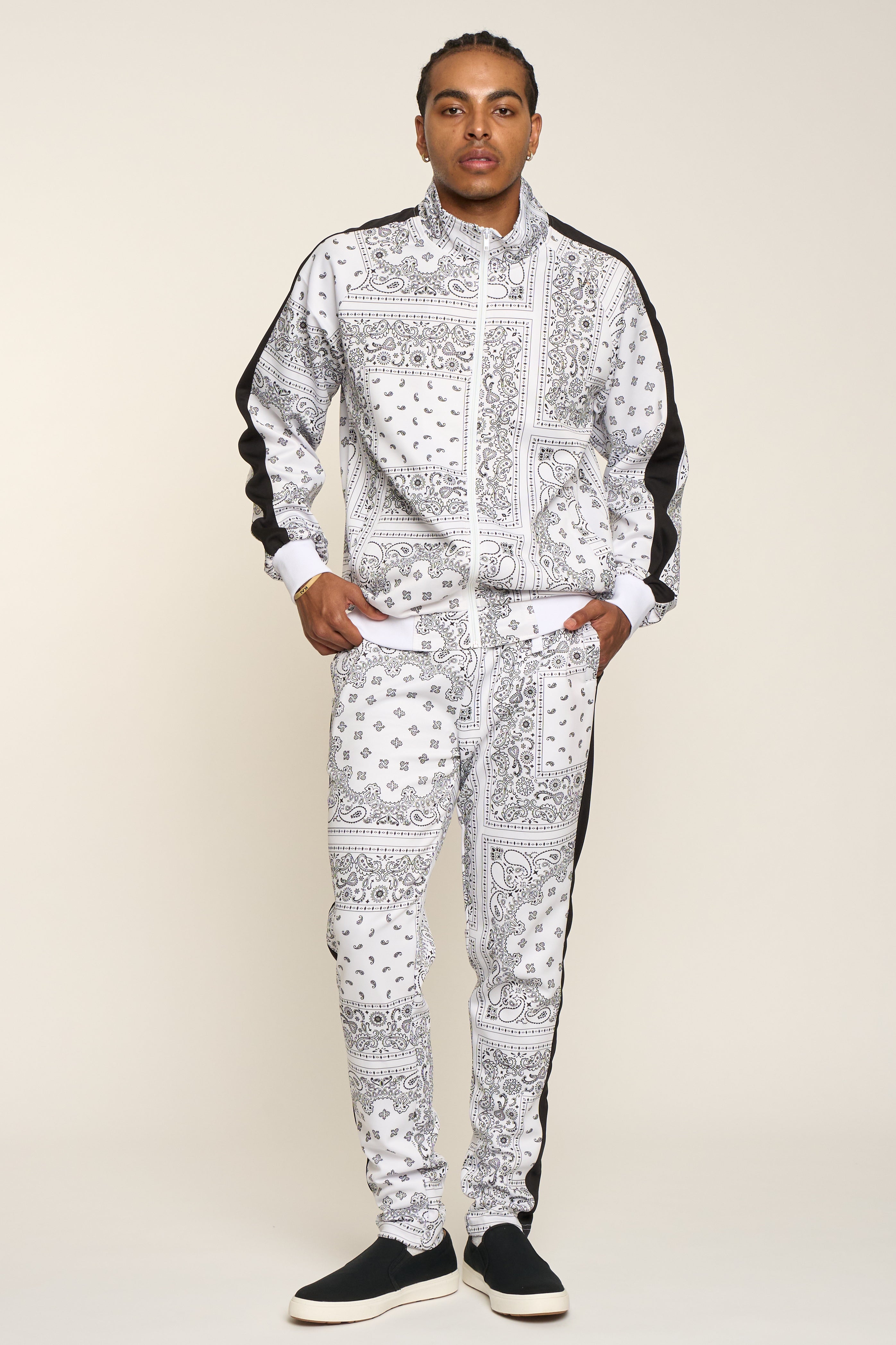 Accented Bandana Track Suit