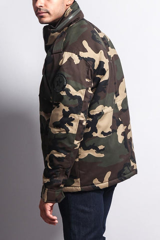 Heavy Twill Padded Military Jacket – G-Style USA