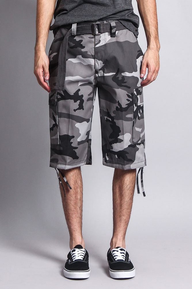 Belted Camo Cargo Shorts – G-Style USA