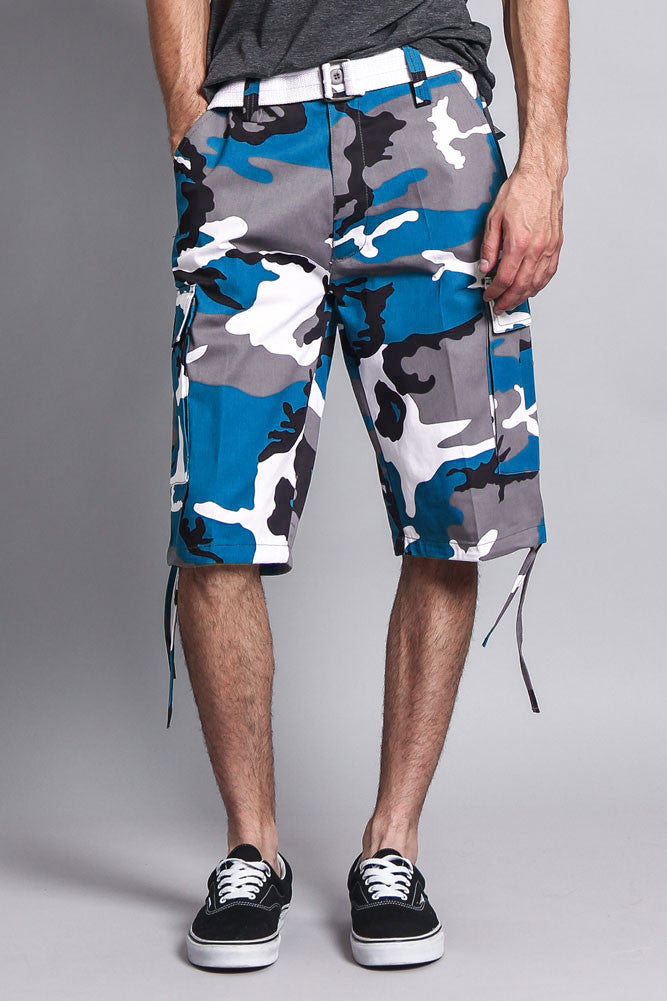 Belted Camo Cargo Shorts – G-Style USA