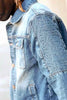 Biker Washed Denim Jacket