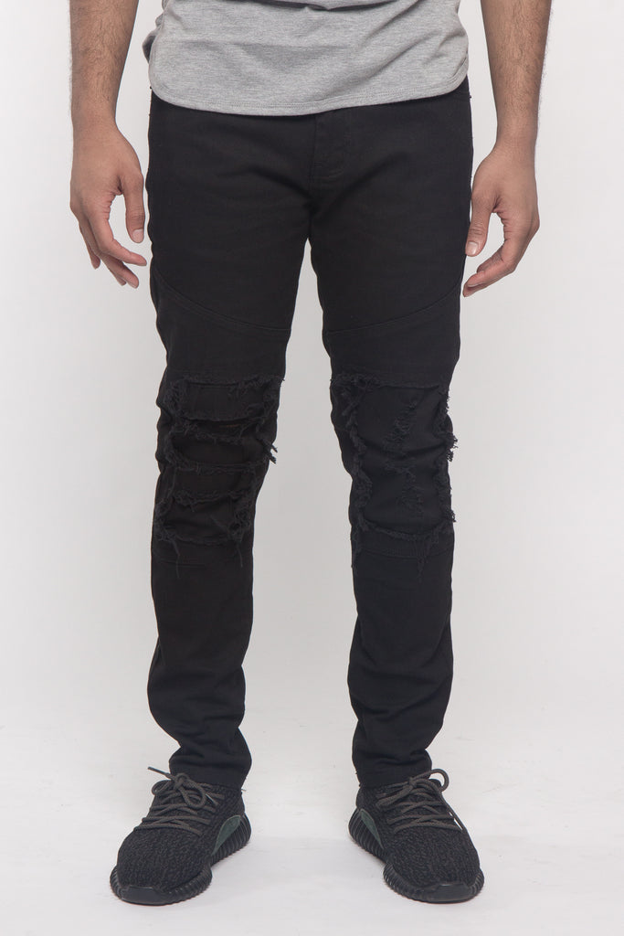 Victorious Men's Twill Jogger Pants - Stretch Fit, Tapered Leg, Elastic Waist & Cuffs (Black, Large) - View #10