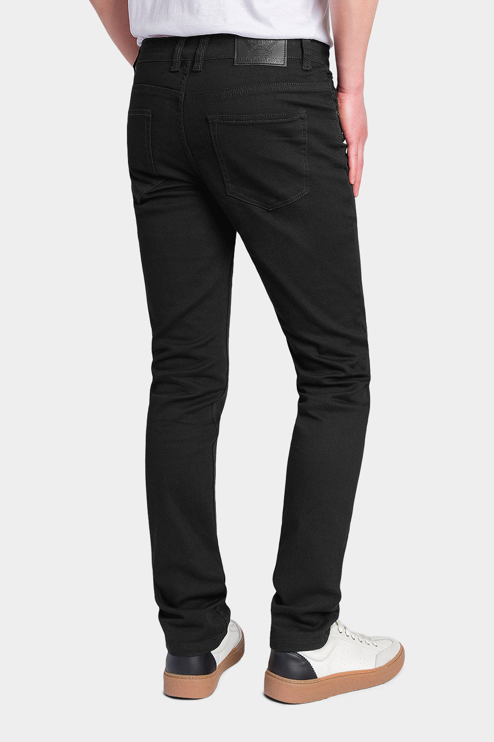 Mens Essential Skinny Fit Colored Jeans Black G Style Usa 8847