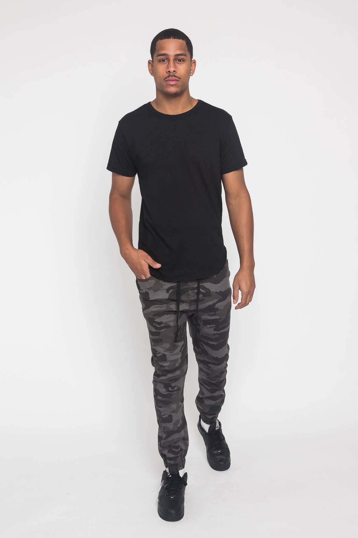 Men's Jogger Twill Pants (Black Camo) – G-Style USA