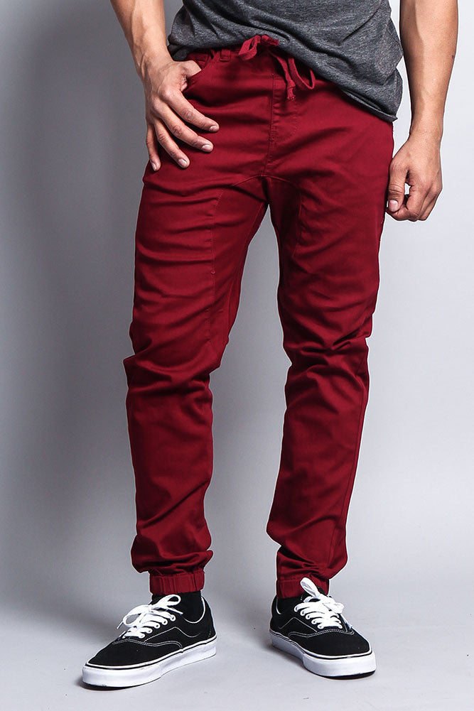 Boys shops burgundy joggers