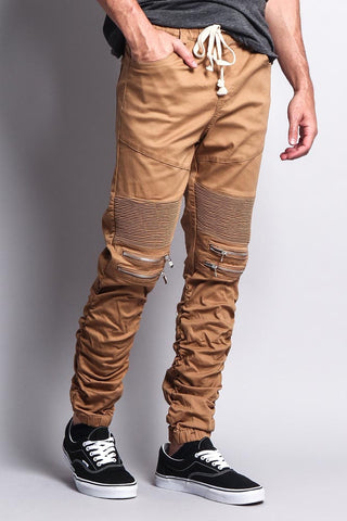 Scrunch Stacked Biker Twill Jogger Pants – G-Style USA