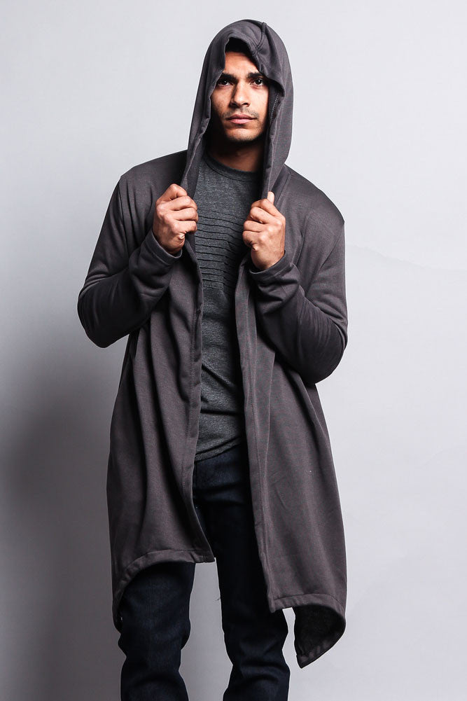 Long Length Drape Cape Cardigan Hoodie JK701 - GStyleUSA.com – G-Style USA