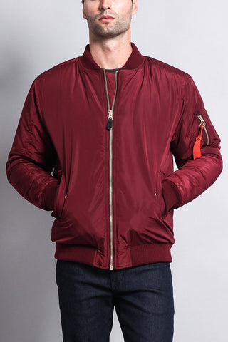 Solid Color MA-1 Bomber Jacket – G-Style USA