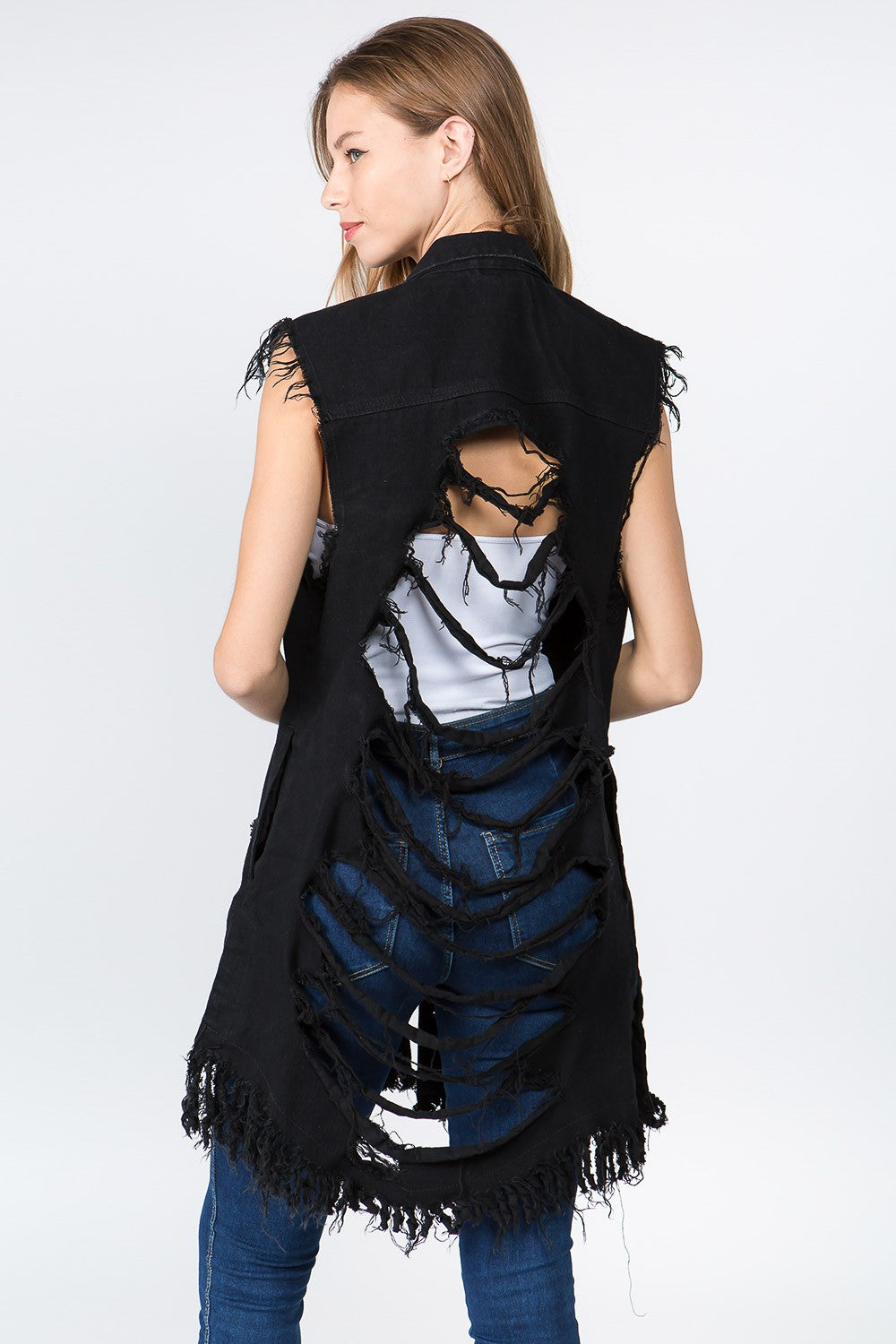 Woven Robe with Vest
