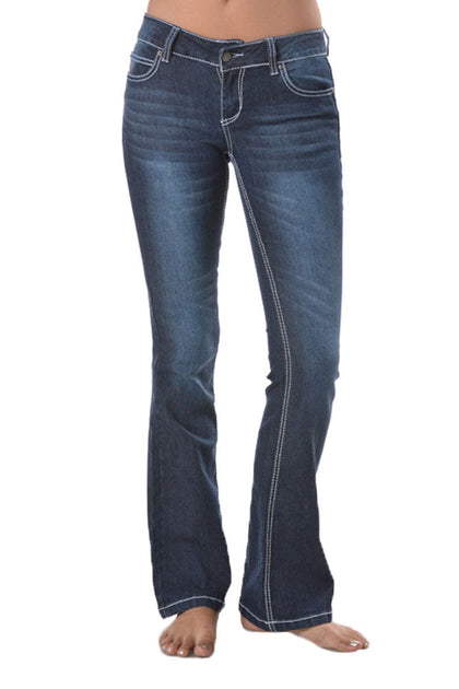 Women's Faded Bootcut Jeans RJB367 - GStyleUSA.com – G-Style USA