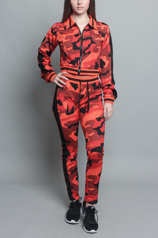 Autumn Red Camo/Black