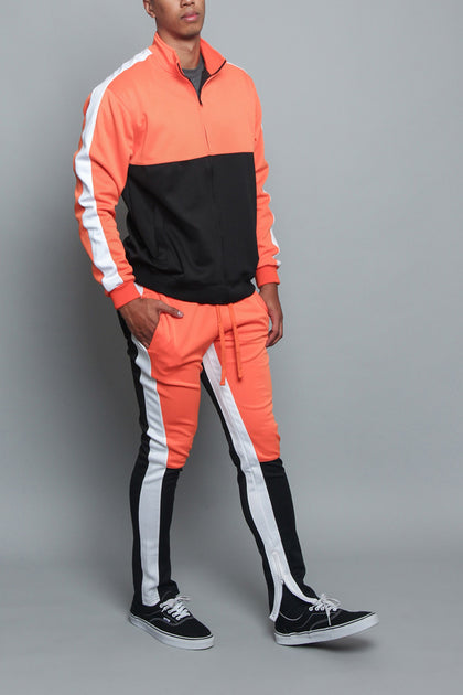 Tri-Colored Track Suit Set – G-Style USA