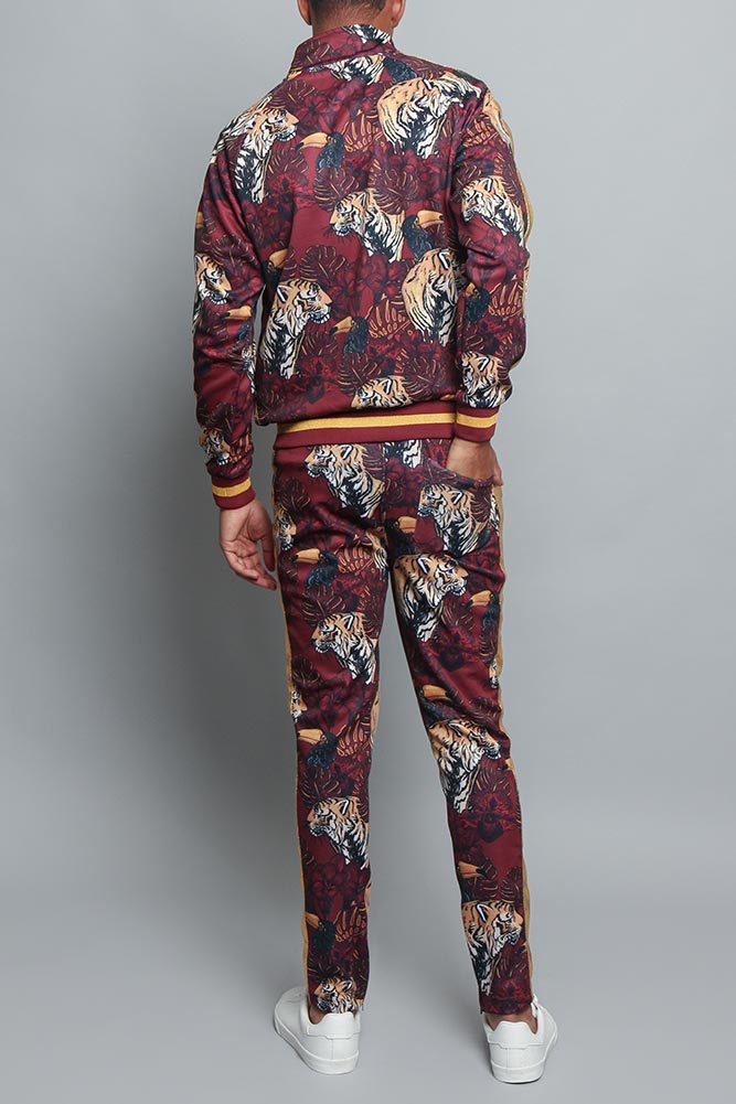 Royal Floral Tiger Track Suit – G-Style USA