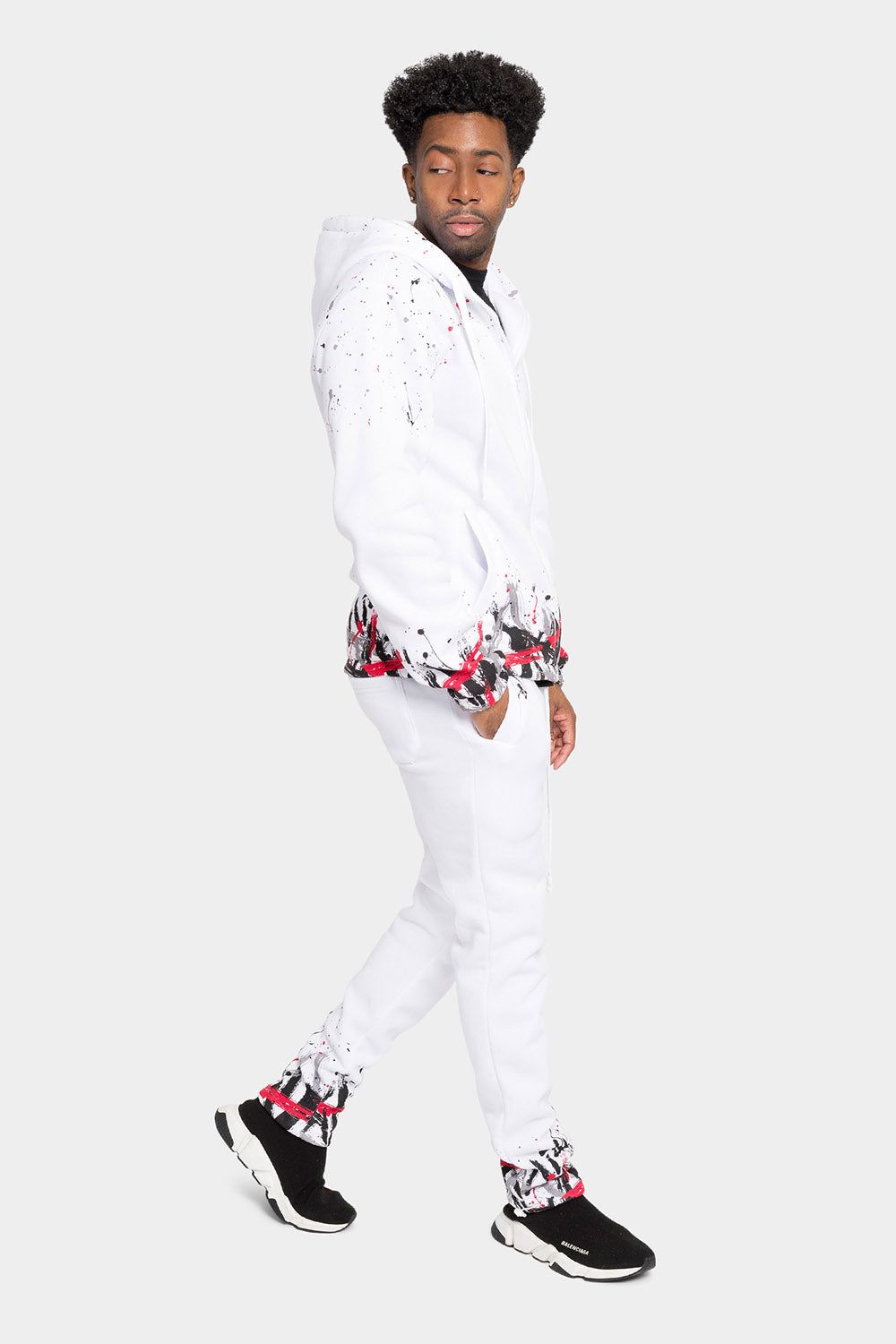 Paint Splatter Fleece Tracksuit – G-Style USA