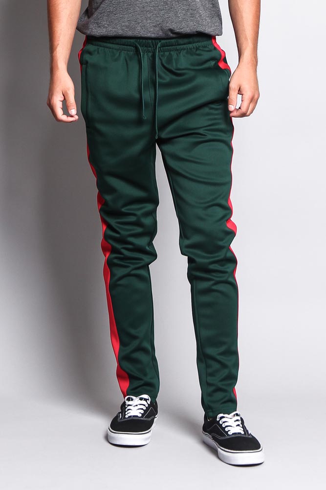 Slim Fit Striped Track Pants – G-Style USA