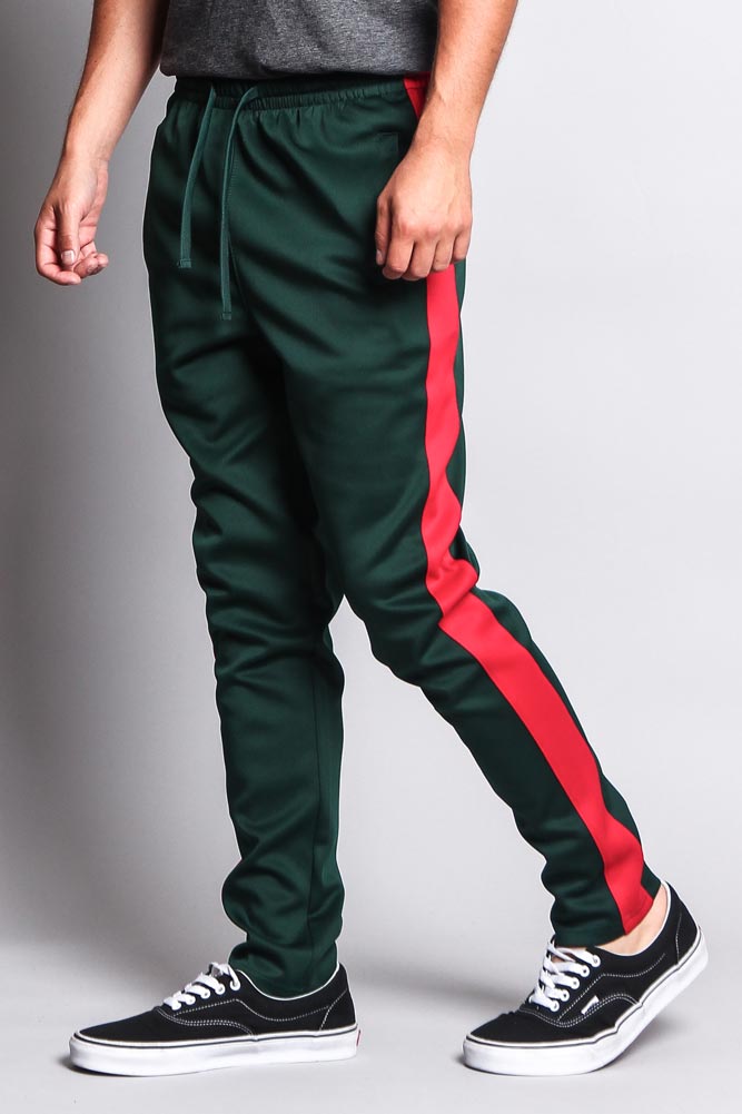 Slim Fit Striped Track Pants – G-Style USA