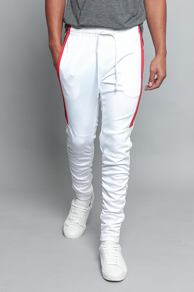 Scrunched Bungee Double Striped Track Pants – G-Style USA