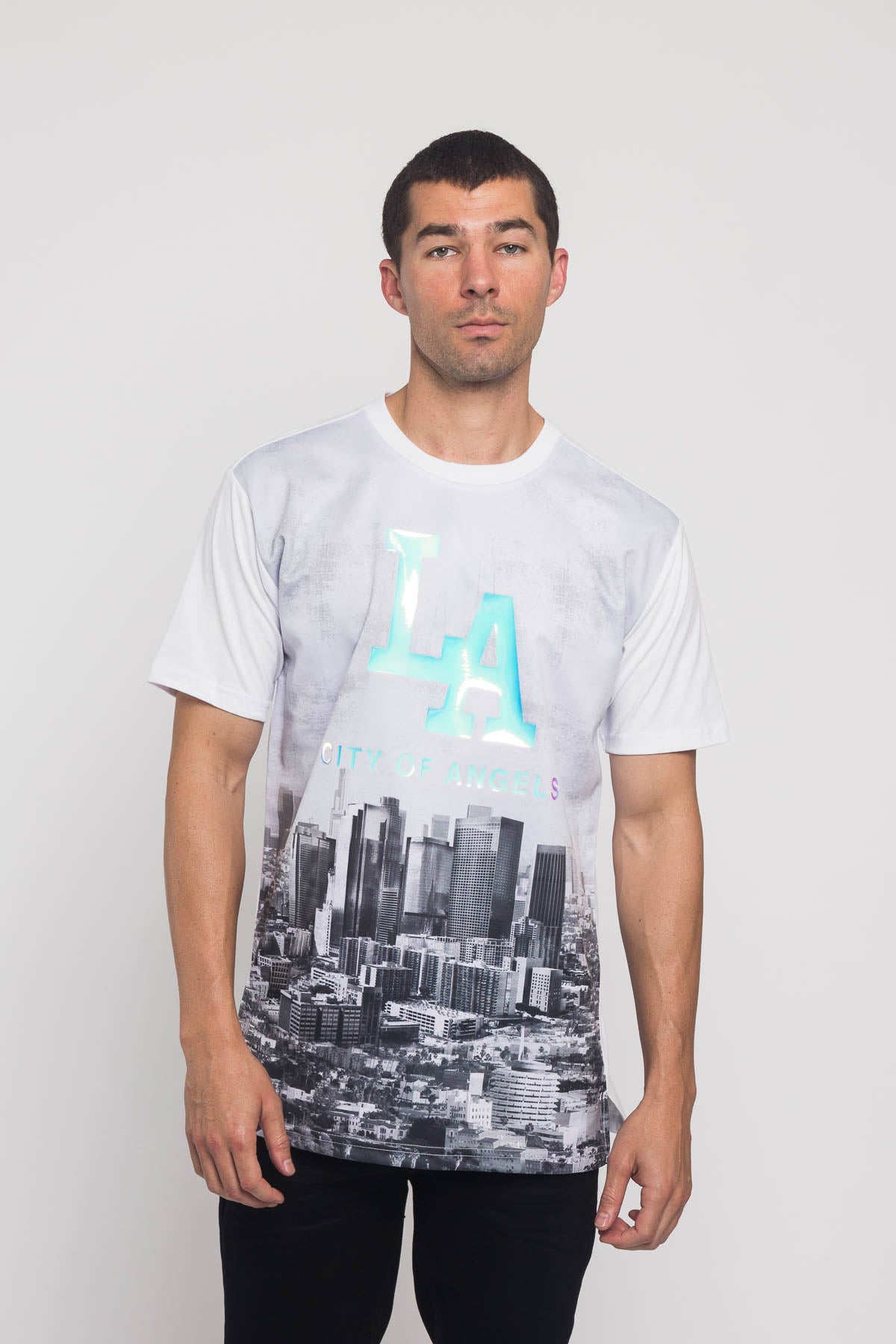 Iridescent Los Angeles City T-Shirt – G-Style USA