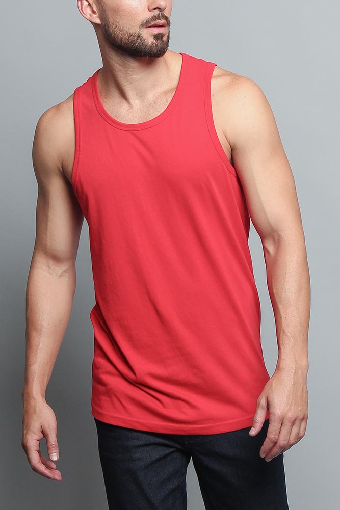 Basic Essential Straight Hem Long Length Tank Top (New Colorways) – G ...
