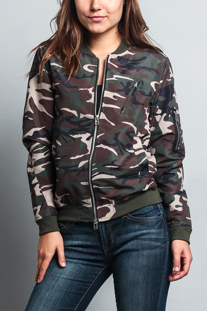 Women's Lightweight Bomber Jacket – G-Style USA